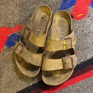 Birkenstocks Soft Footbed Tan